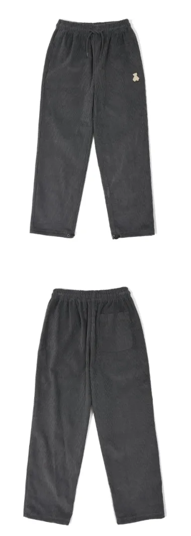 AQO_studiospace(アコスタジオスペース)   AQO BEAR CORDUROY SET UP CHARCOAL