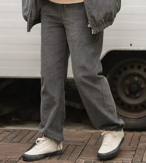 AQO_studiospace(アコスタジオスペース)   AQO BEAR CORDUROY SET UP CHARCOAL