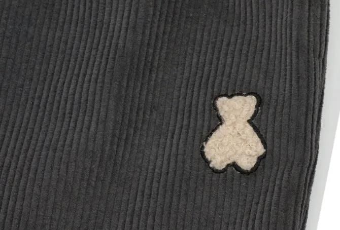 AQO_studiospace(アコスタジオスペース)   AQO BEAR CORDUROY SET UP CHARCOAL