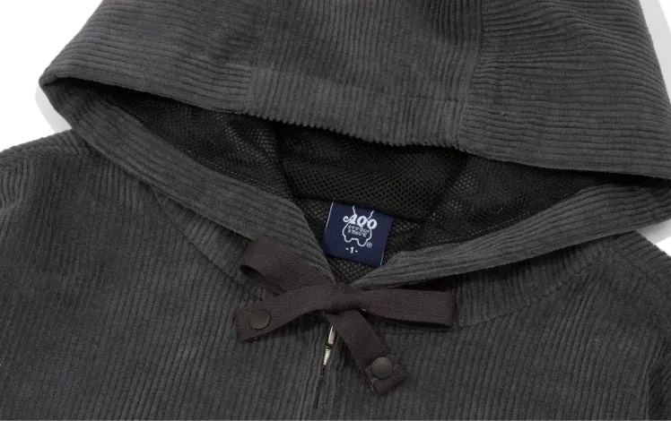 AQO_studiospace(アコスタジオスペース)   AQO BEAR CORDUROY SET UP CHARCOAL