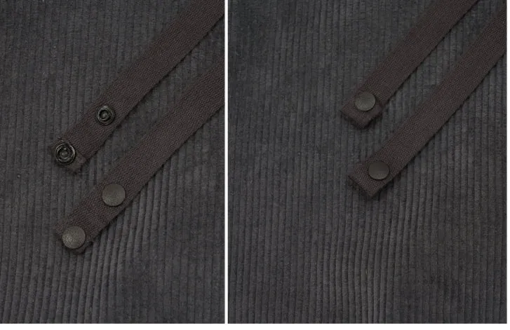 AQO_studiospace(アコスタジオスペース)   AQO BEAR CORDUROY SET UP CHARCOAL