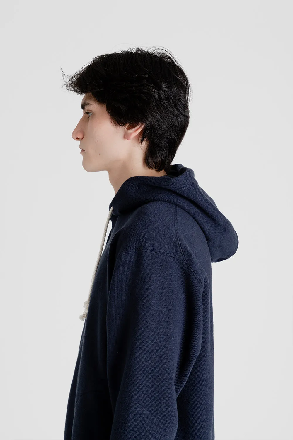 GG Sweat Pullover Parka - Navy