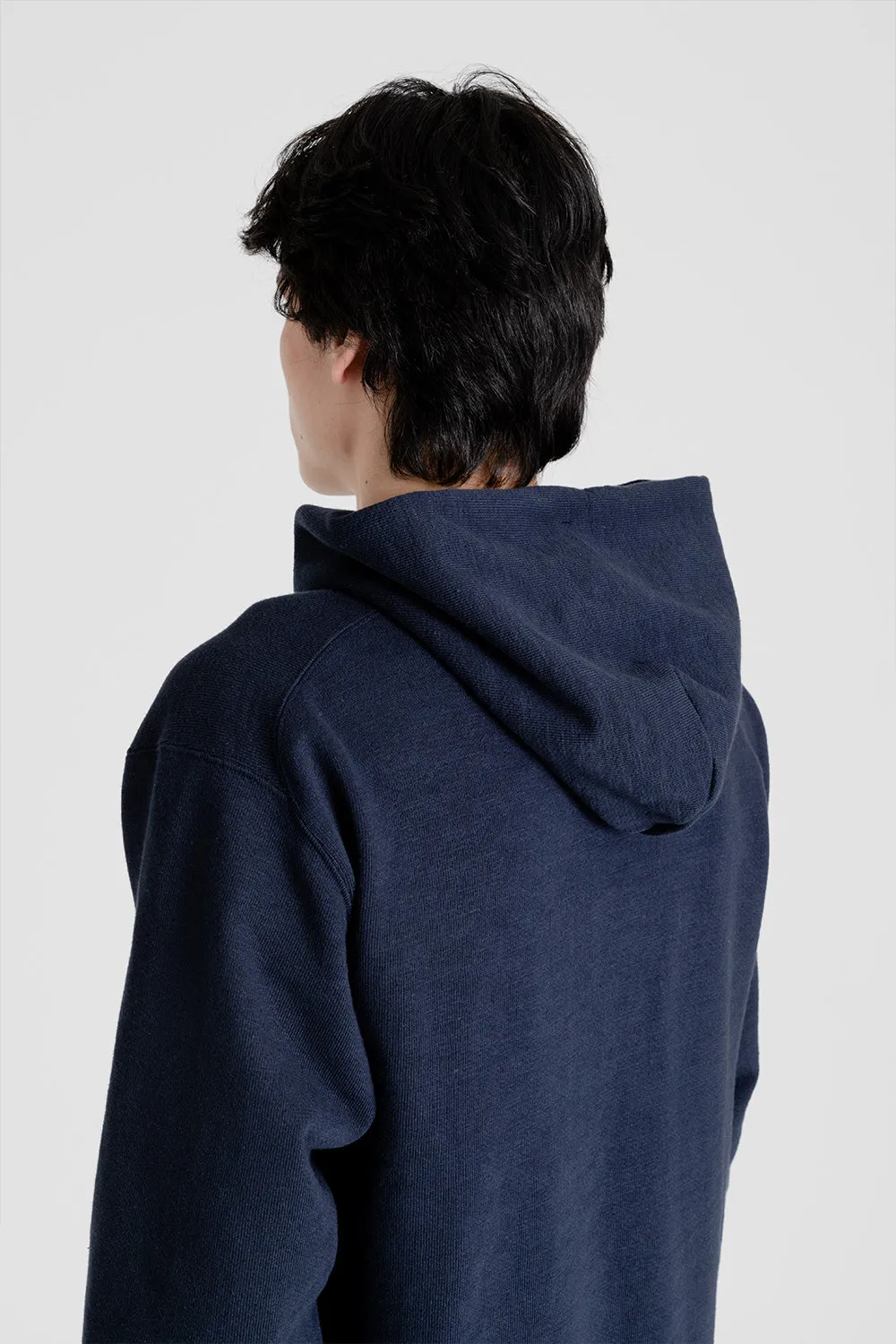 GG Sweat Pullover Parka - Navy