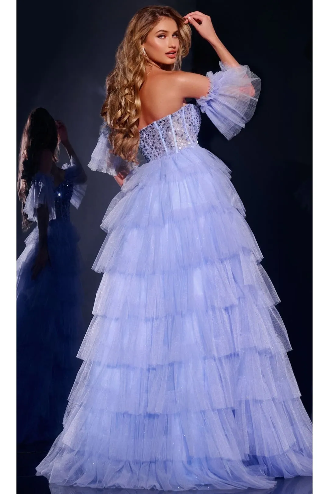 Long Prom Dress: Jovani 42249