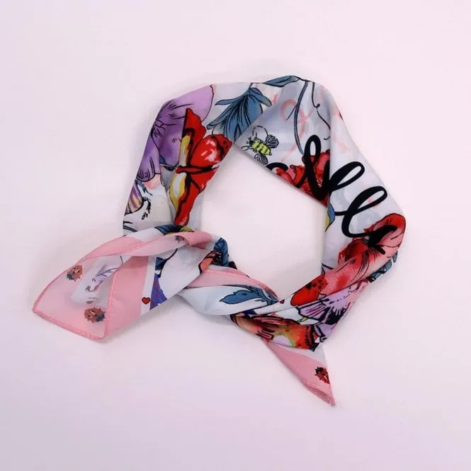 Personalised Name 'Michelle' Silky Scarf