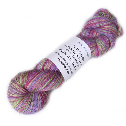 Rose Garden 100% Baby Alpaca Yarn 4 Ply Fingering Weight 12580